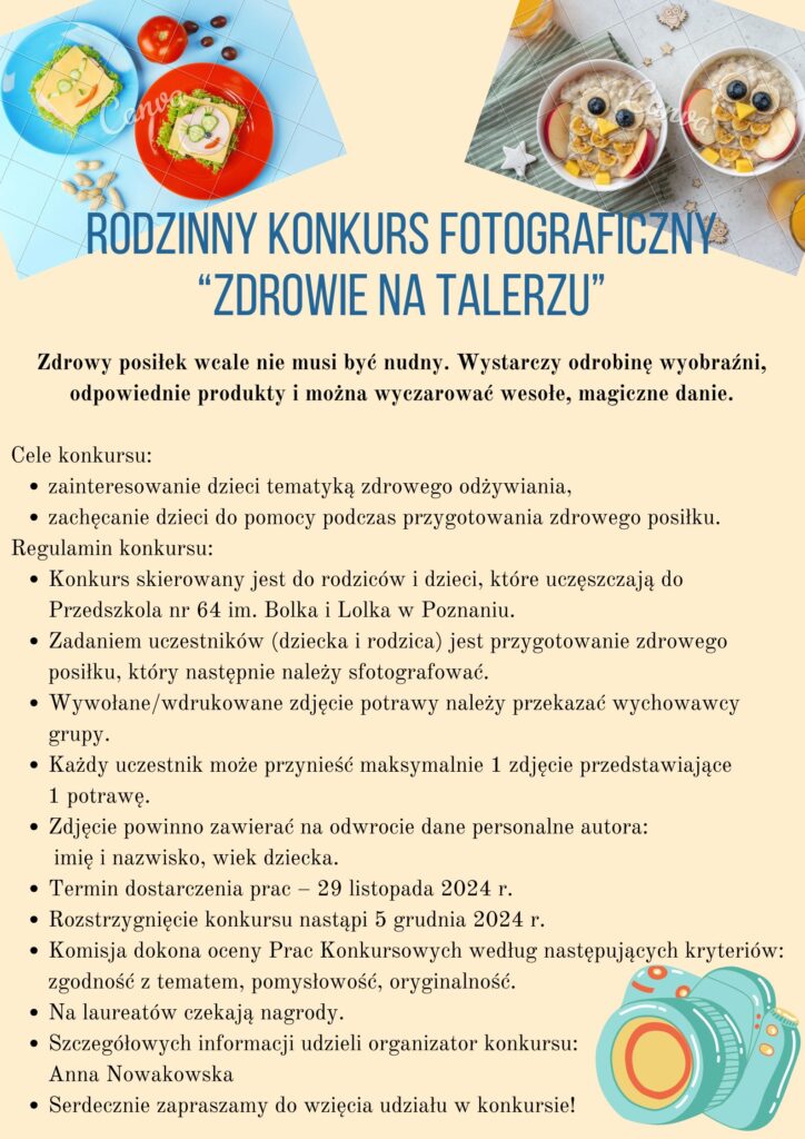 Rodzinny konkurs fotograficzny